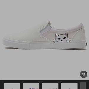 Ripndip UV Reactive Color Changing Slip-On Shoes with Cat Graphic